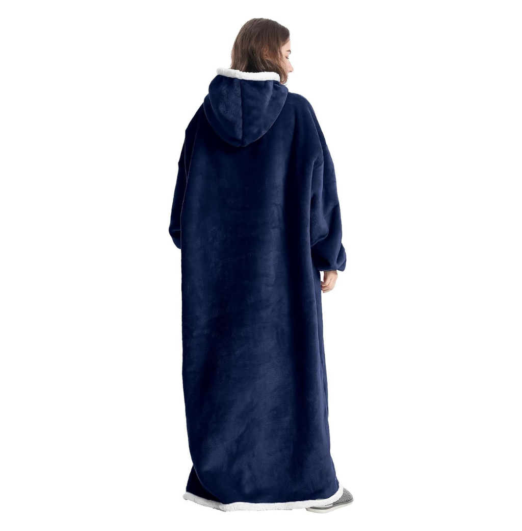 Nerona™ DługoKoc – Ultra Miękki Koc Bluza z Kapturem